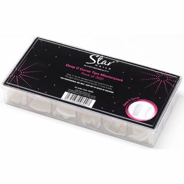 Star Nails Deep 'C' Curve Tips Masterpack Pack of 360