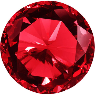 Star Nails Rhinestones Pack of 300 - Ruby