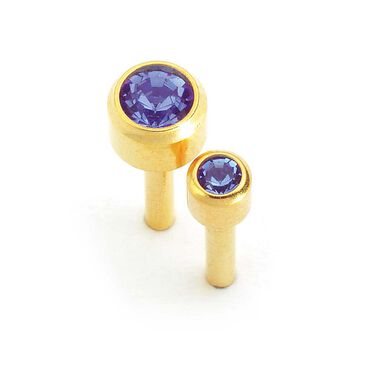 Caflon September Birthstone Ear Piercing Studs 12 pair pack