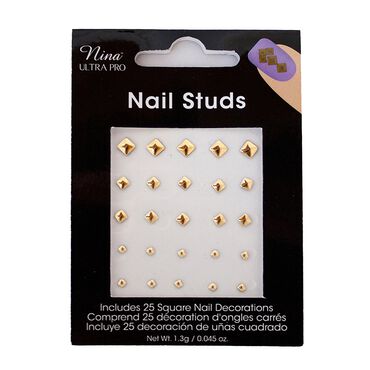 Nina Ultra Pro Square Studs Assorted Gold