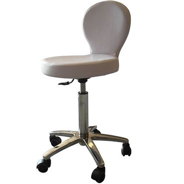 Salon Services Sicily Stool - White