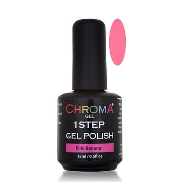 Chroma Gel One Step Gel Polish - Pink Banana 15ml