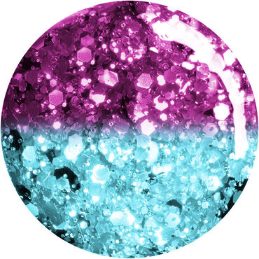 Gellux Colour Change Gel Polish Summer 2016 Chameleon Collection - Indigo-Sky Glitter 15ml