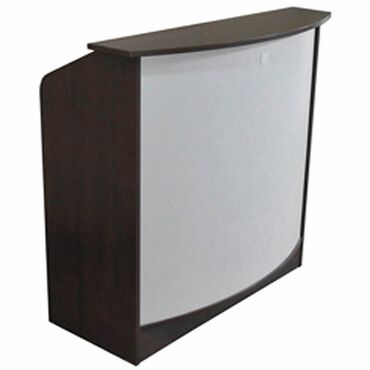 Bellazi Anabel Reception Desk Dark Wood