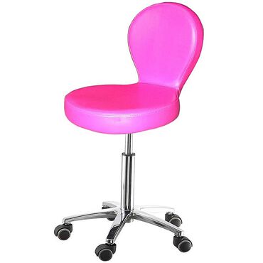 Salon Services Sicily Stool - Pink