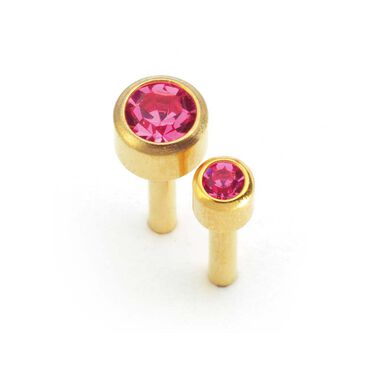 Caflon October Birthstone Ear Piercing Studs 12 pair pack