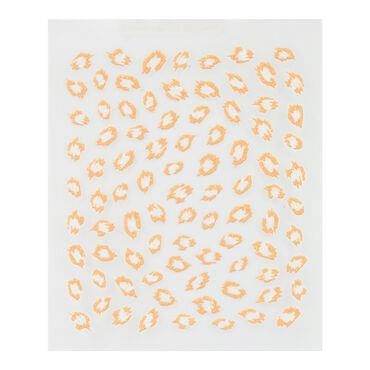 Nina Ultra Pro Nail Stickers - Coral Leopard