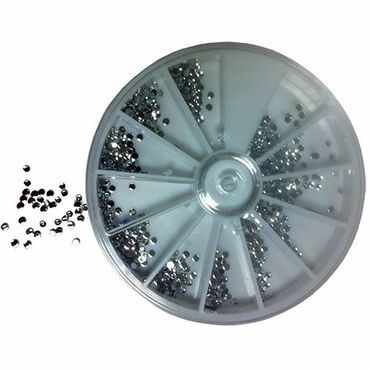 Beauty Express Clear Rhinestones Round Pack of 240