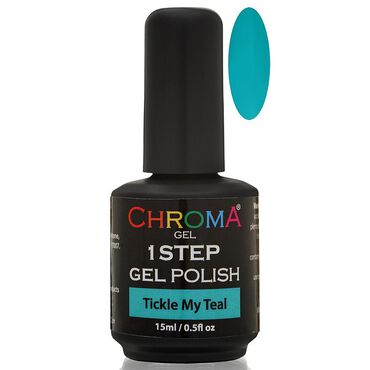 Chroma Gel One Step Gel Polish - Tickle My Teal 15ml
