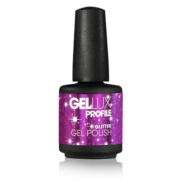 Gellux Gel Polish - Magenta Sparkles 15ml