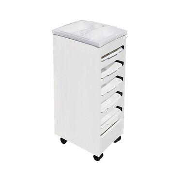 Bellazi Tandem Beauty Trolley White