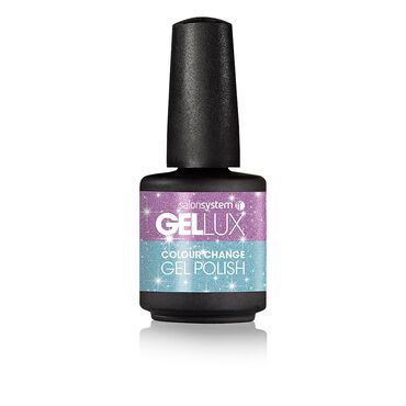 Gellux Colour Change Gel Polish Summer 2016 Chameleon Collection - Indigo-Sky Glitter 15ml