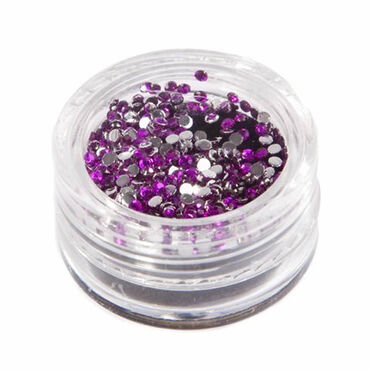 Star Nails Rhinestones Pack of 300 - Fuscia