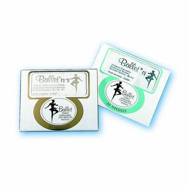 Ballet Stainless Steel Needles 0.003 Pack of 50