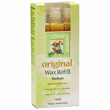 Clean & Easy Original Wax Refill Pack of 3 Medium 102g