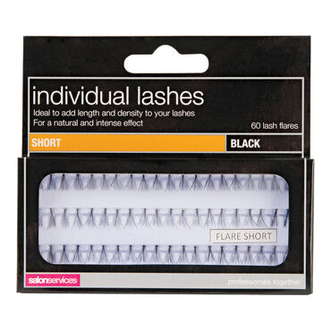 Salon Services Individual Lashes Black Short