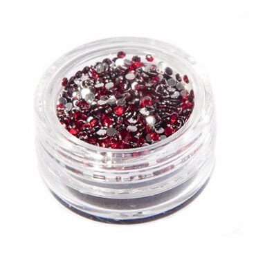 Star Nails Rhinestones Pack of 300 - Ruby