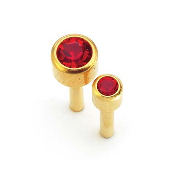 Caflon July Birthstone Ear Piercing Studs 12 pair pack
