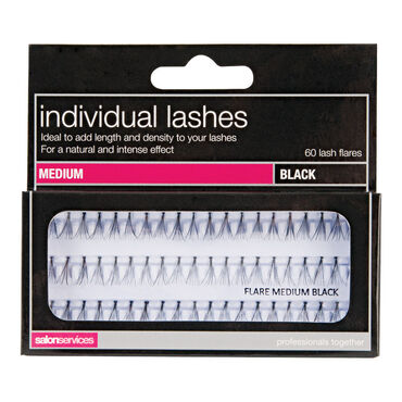Salon Services Individual Lashes Black Medium