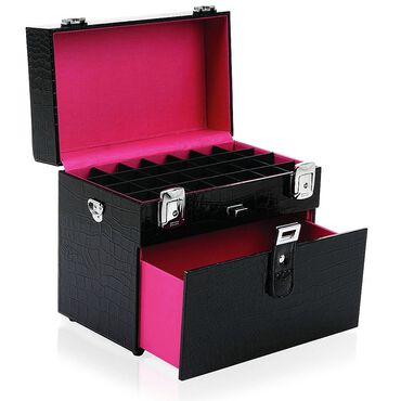 Salon Services Nail Polish Box Black