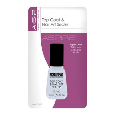ASP Top Coat and Nail Art Sealer 14ml