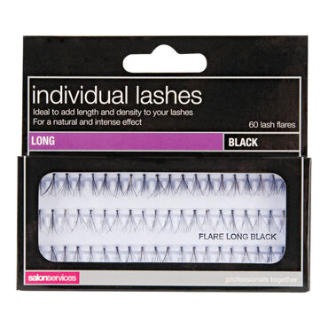 Salon Services Individual Lashes Black Long