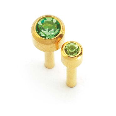 Caflon August Birthstone Ear Piercing Studs 12 pair pack