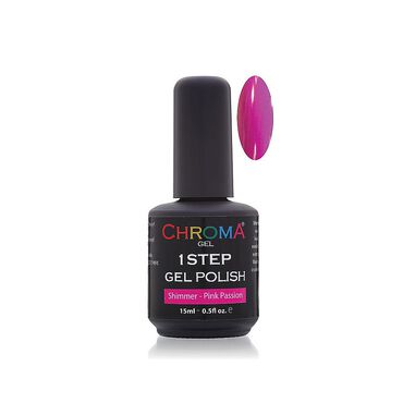 Chroma Gel One Step Gel Polish - Pink Passion Fruit 15ml