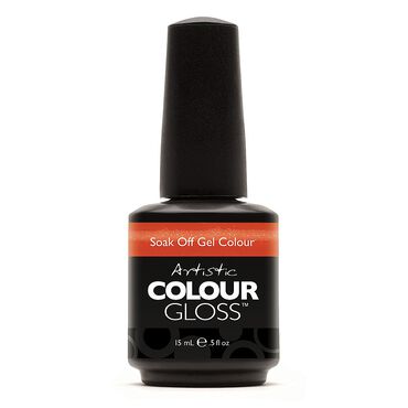 Artistic Colour Gloss Soak Off Gel Polish - Haute Couture Orange 15ml
