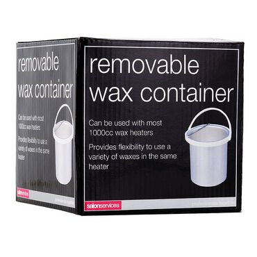 Salon Services Removable Wax Container