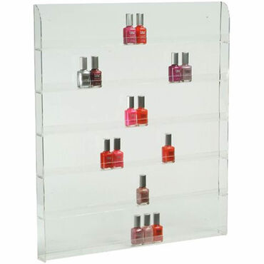 Beauty Express Nail Polish Display Wall Rack For 90 Bottles