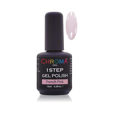 Chroma Gel One Step Gel Polish - French Pink 15ml