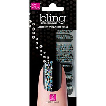 Bling Nail Appliques Disco Daze Pack of 18