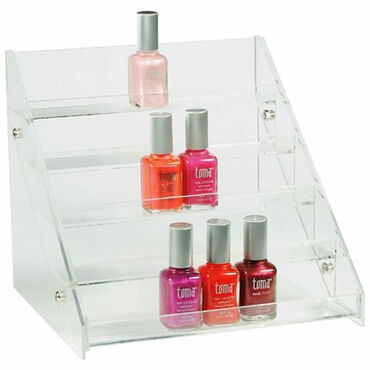 Beauty Express Nail Polish Counter Display For 30 Bottles