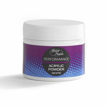 Star Nails Performance Acrylic Powder White 40g