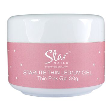 Star Nails Starlite Thin LED/UV Gel - Pink 30g