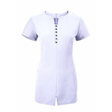 Alexandra Women's Notch Neck Tunic - White