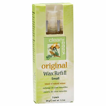 Clean & Easy Original Wax Refill Pack of 3 Small 34g