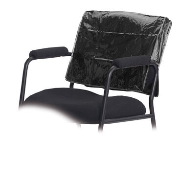 Salon Services Square Back Chair Cover - Clear