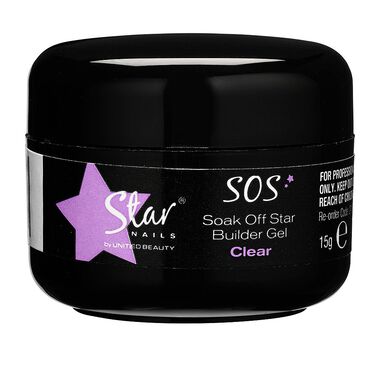 Star Nails SOS Soak Off Builder Gel 15g - Clear