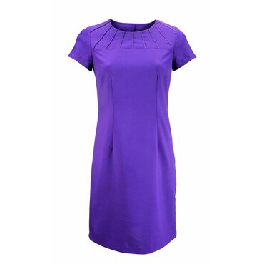 Alexandra Women's Satin Trim Dress - Amethyst