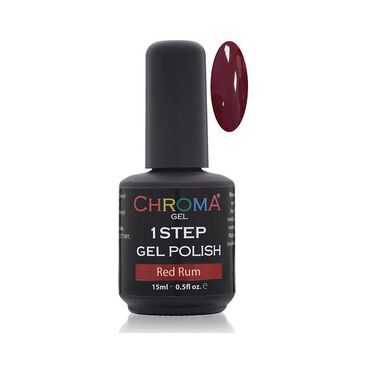 Chroma Gel One Step Gel Polish - Red Rum 15ml