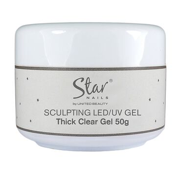 Star Nails Sculpting LED/UV Gel Thick Clear Gel 50g